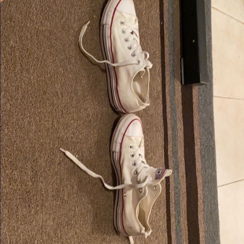 Converse white shoes